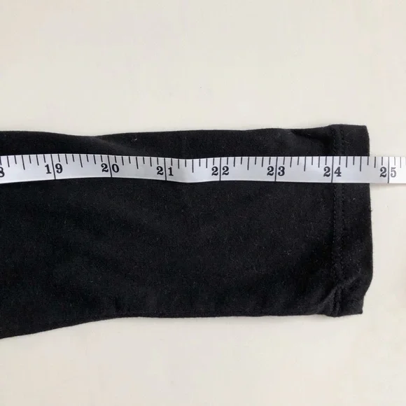 TWIK XS Black Long Sleeve Mixed Fabric Pleated Top - Picture 14 of 15